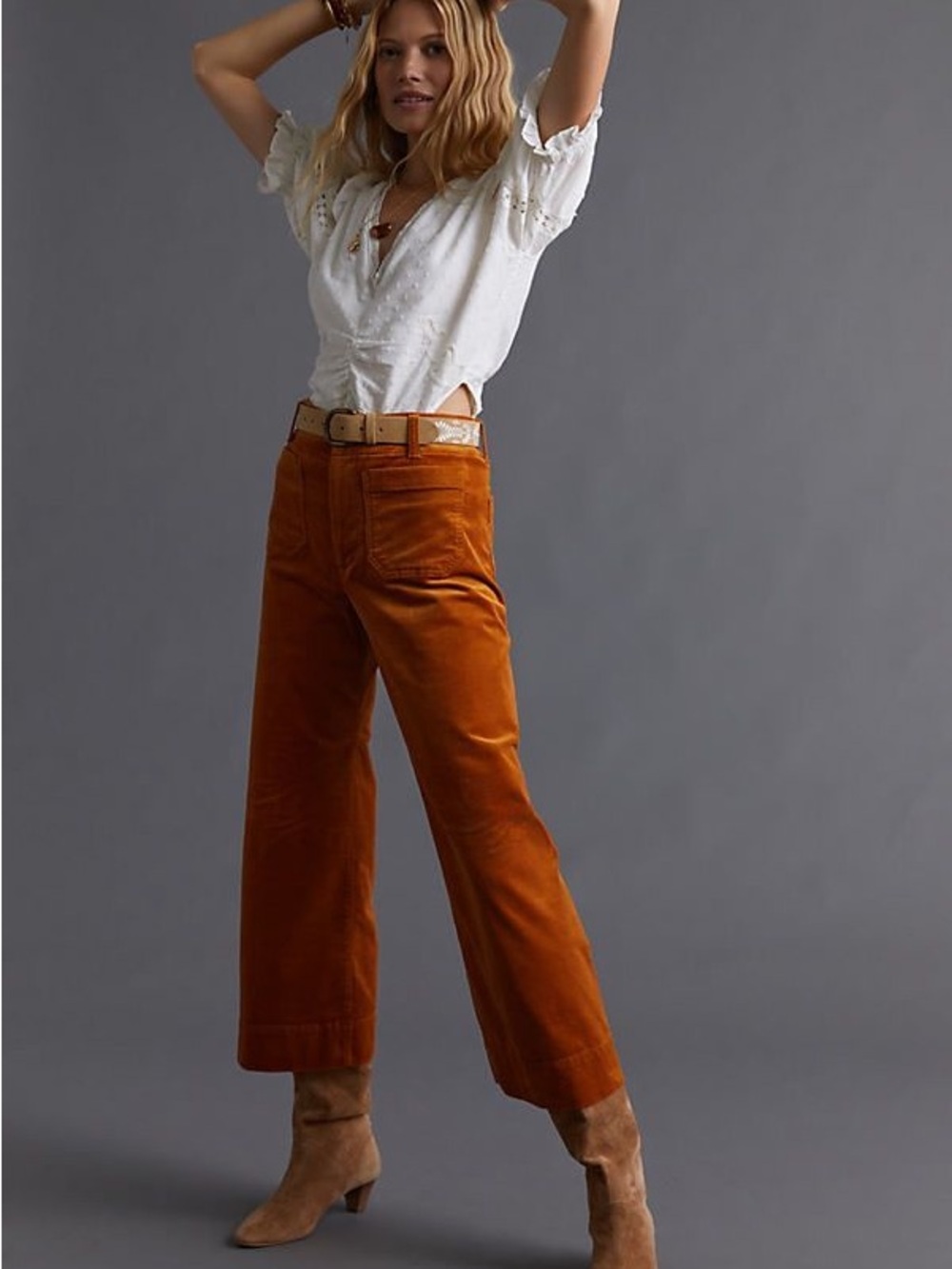 Maeve Colette pants in caramel